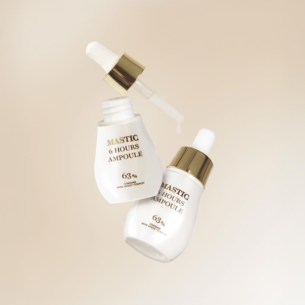 MASTINA ホワイトマスティック ブライトニング 肝斑 アンプル スポイト 15ml x 2個 (+アンプル 2枚)