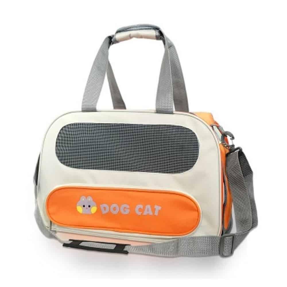 ドッグバッグ ペットキャリー 犬用キャリーバッグ オレンジ