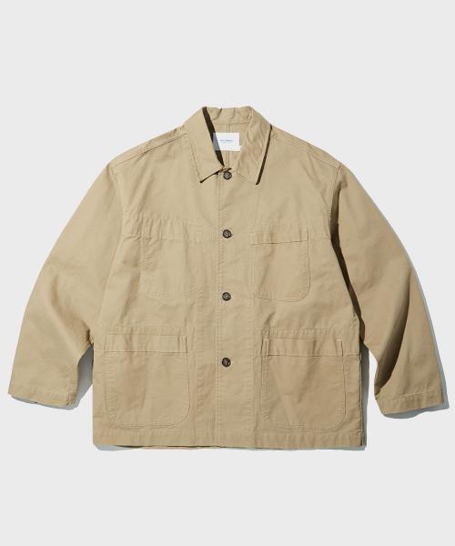 [Outstanding] FRENCH WORK JACKET_BEIGE OS25SSJK06BE