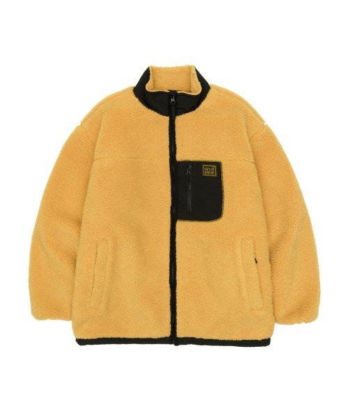 [SCULPTER] Fluffy Sherpa Jacket Butter SC22A112YE