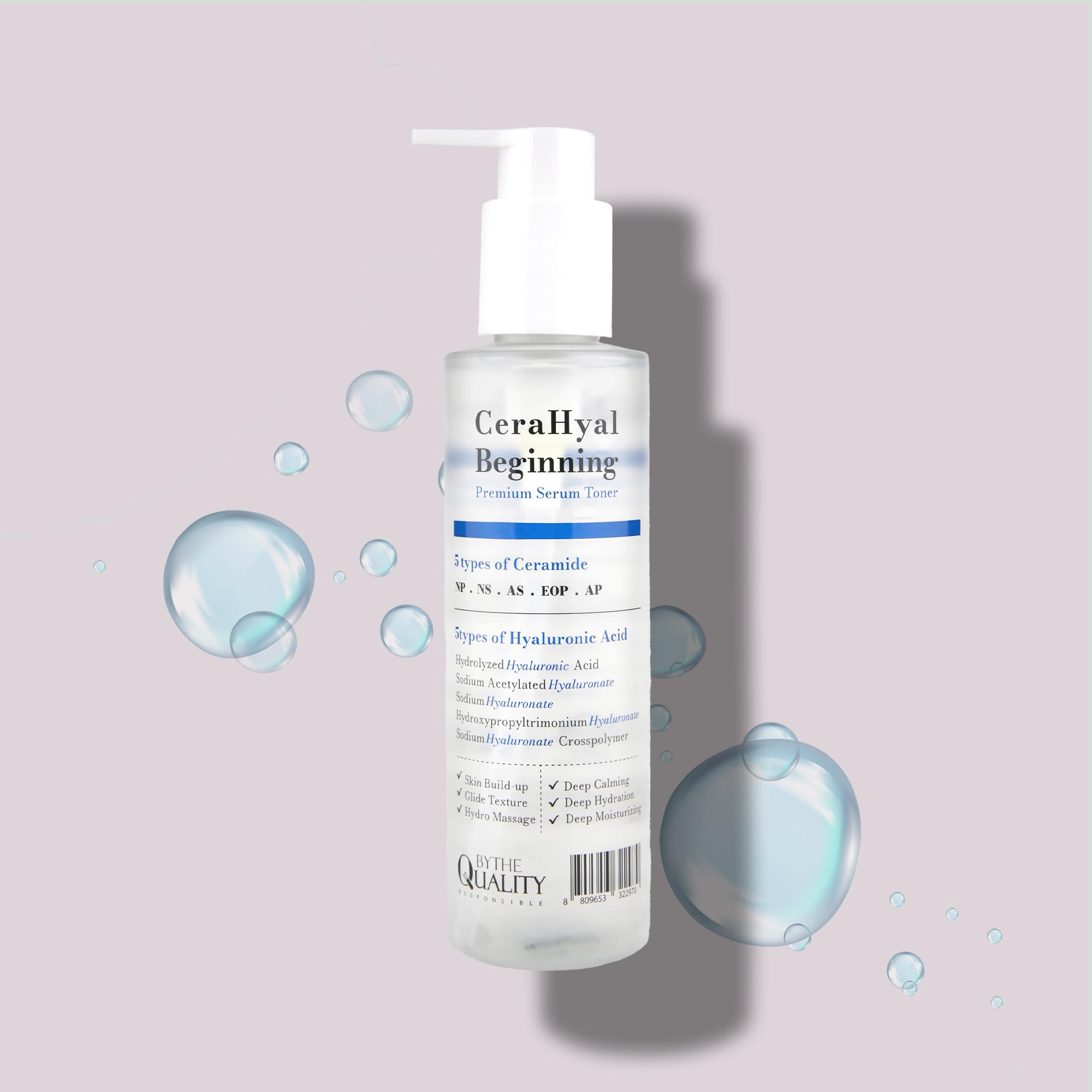 바이더퀄리티 세라히알비기닝 세럼 토너 200ml