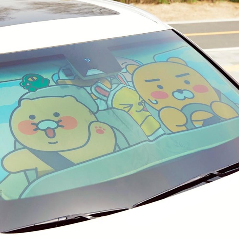 カカオフレンズ 車用フロントガラスサンシェード カーサンガード チュンシギ, ライアン