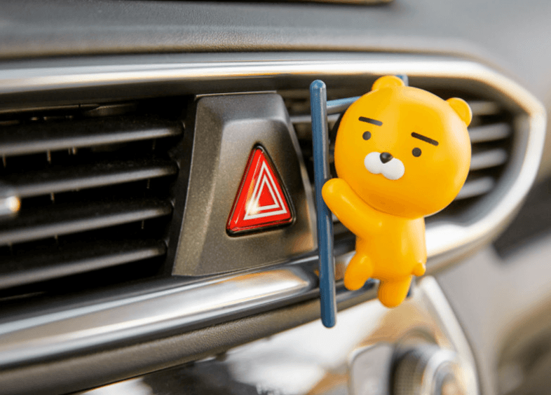 カカオフレンズ ライアン 通風口タイプ 車用芳香剤