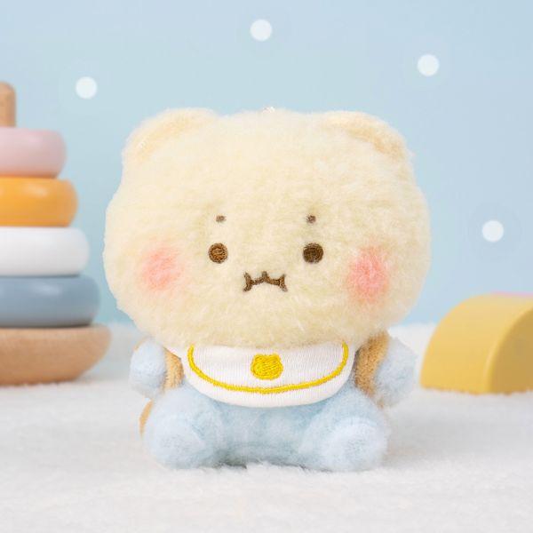 Manggeureojin Gom (ふしだらなクマ) キーリング ぬいぐるみ 頭 ドン 赤ちゃん Manggom