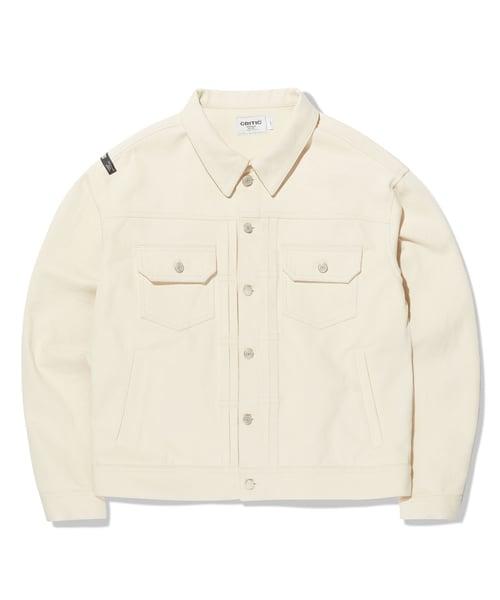[크리틱] WIDE トラッカージャケット Cream CTTOPJK04UY5