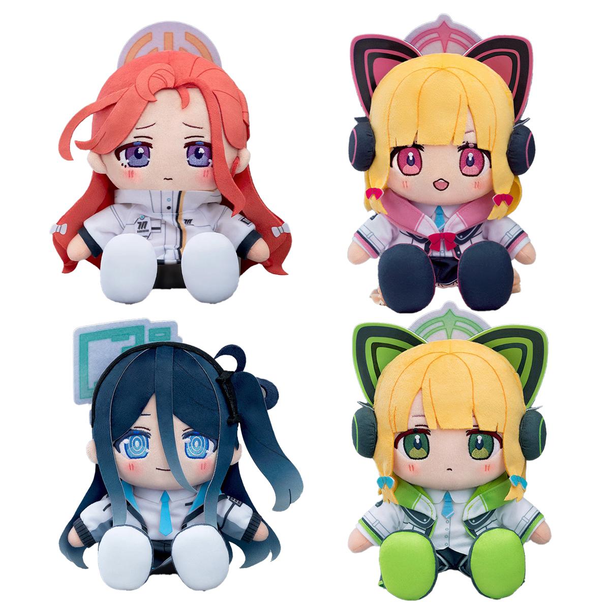 Chocofuni ぬいぐるみ ブルーアーカイブ ゲーム開発部 ユズ、モモイ、ミドリ、アリス
