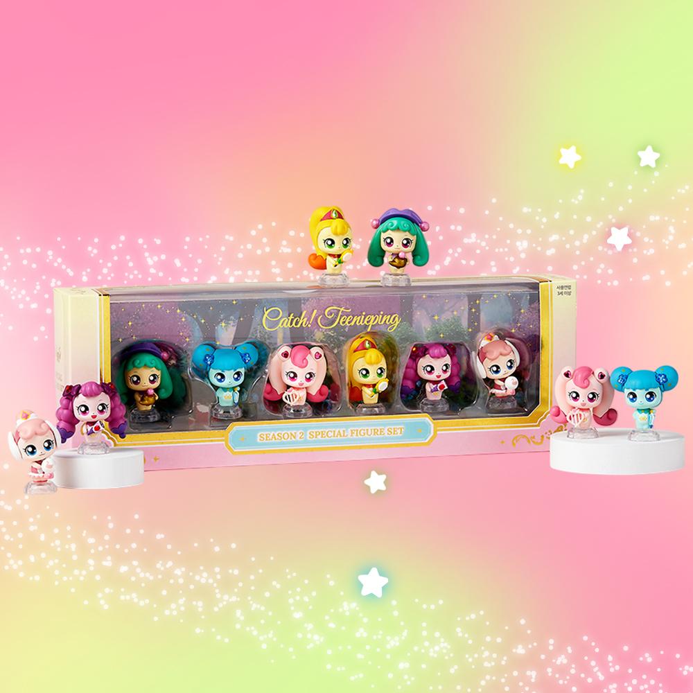 Catch Teenieping シーズン2 スペシャルフィギュアセット2 ハチュピン バレピン バングルピン ソウォンピン ビドピン チョアピン フィギュア