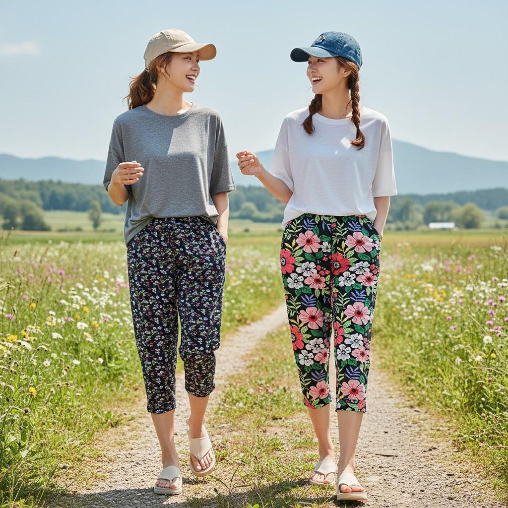 冷蔵庫パンツ メンズ レディース 5分丈 7分丈 9分丈 夏 アイス もっこり  団体 バカンス パンツ クールパンツ ショートパンツ