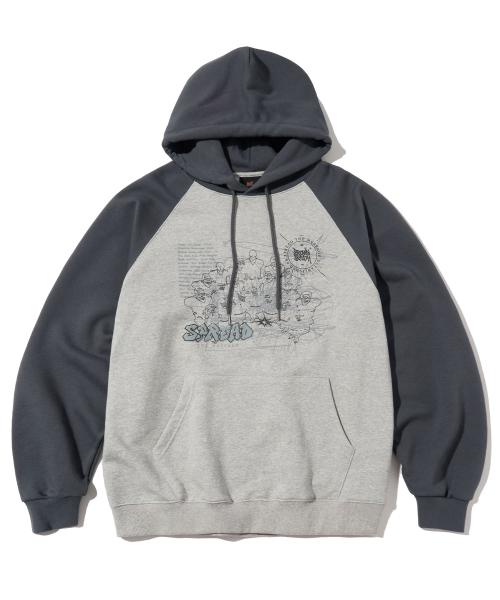 [브라운브레스] CLIQUE V2 HOODIE - MELANGE GREY BJFMHDN01MG