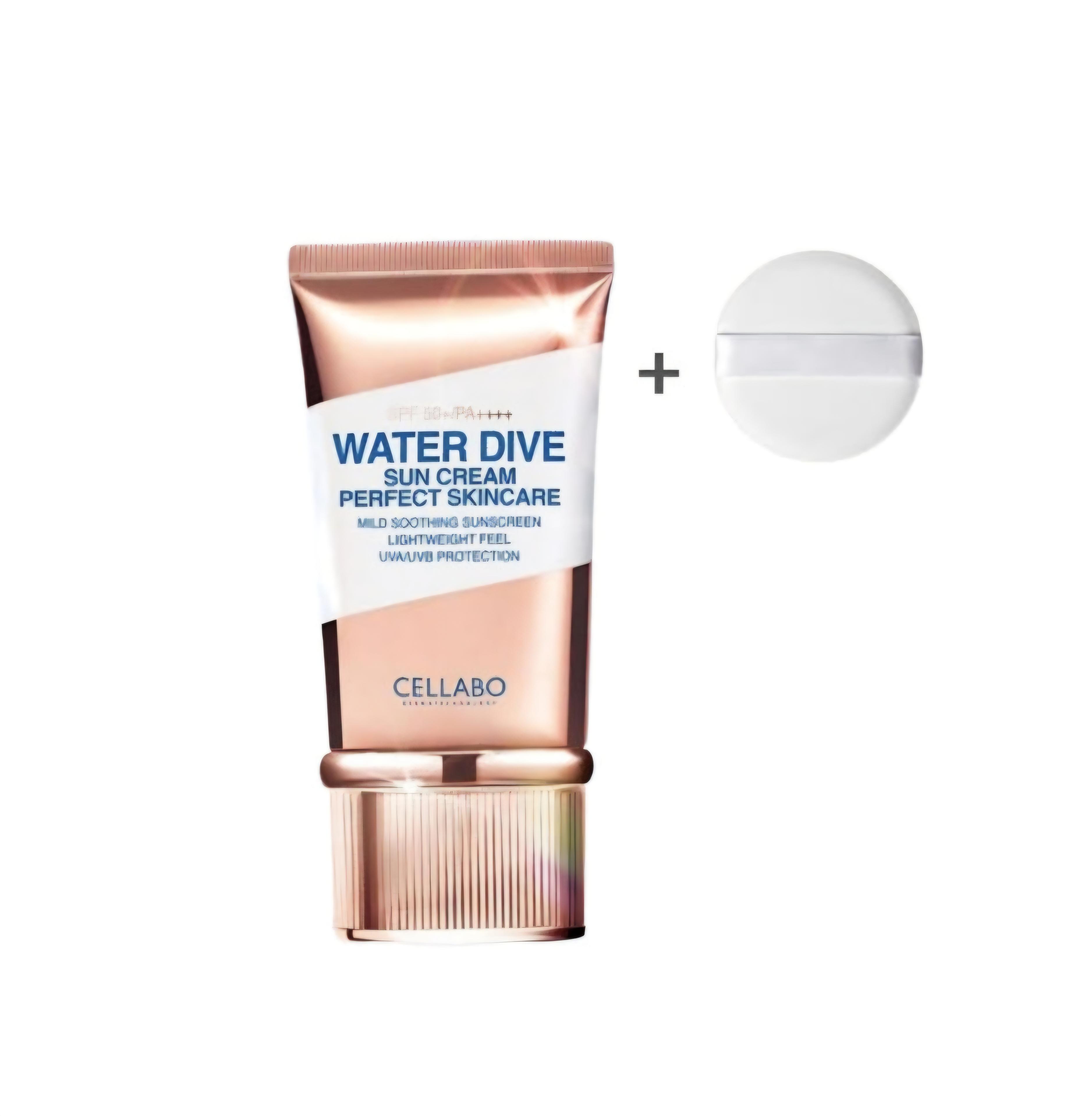Cellabo サンクリーム スキンケア 2026 最新 60g +パフ