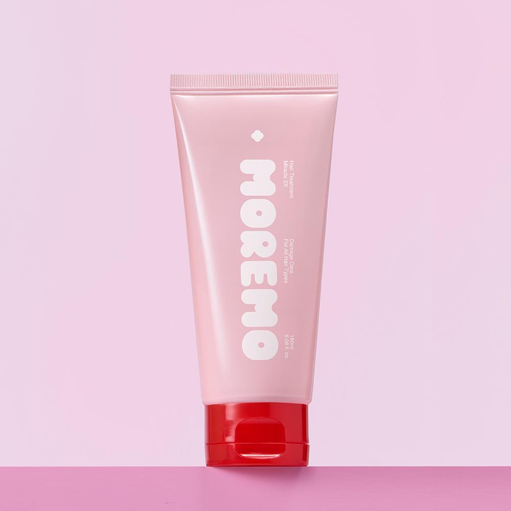 [2種香り] Moremo ヘアトリートメント ミラクル 2X プロテインヘアパック 180ml