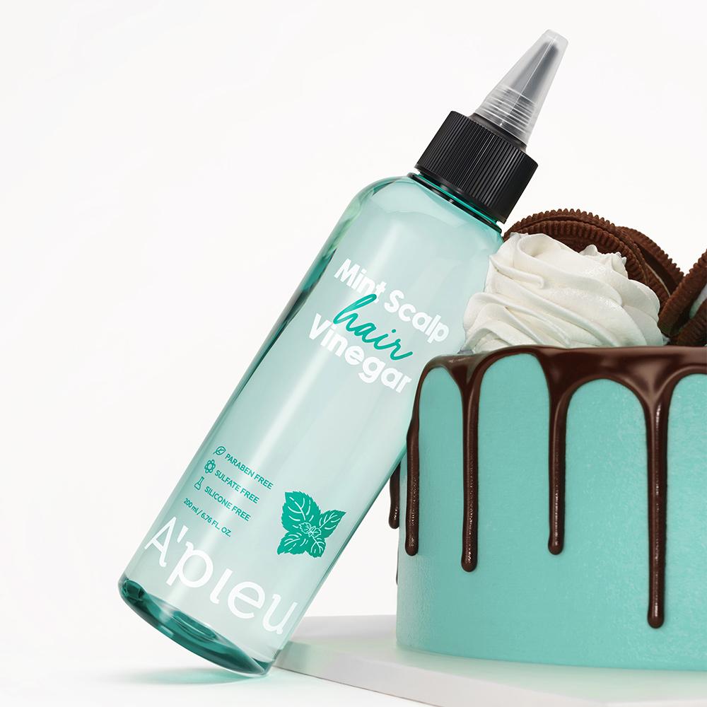 [Apieu] ミントスカルプ ヘアビネガー 頭頂部 頭皮バランスケア 200ml, 2個