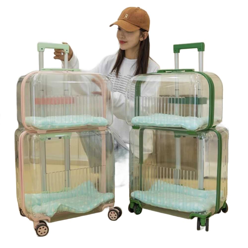 猫用透明キャリー 犬 散歩 犬用品 ペットキャリー バッグ