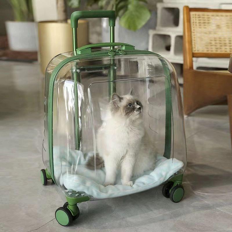 ペットキャリー 透明移動バッグ 犬用