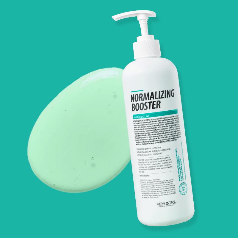 BEMONTES トナー ノーマライジング ブースター 保湿 水光 水分鎮静 トナー 500ml + SM-1ポーチセット
