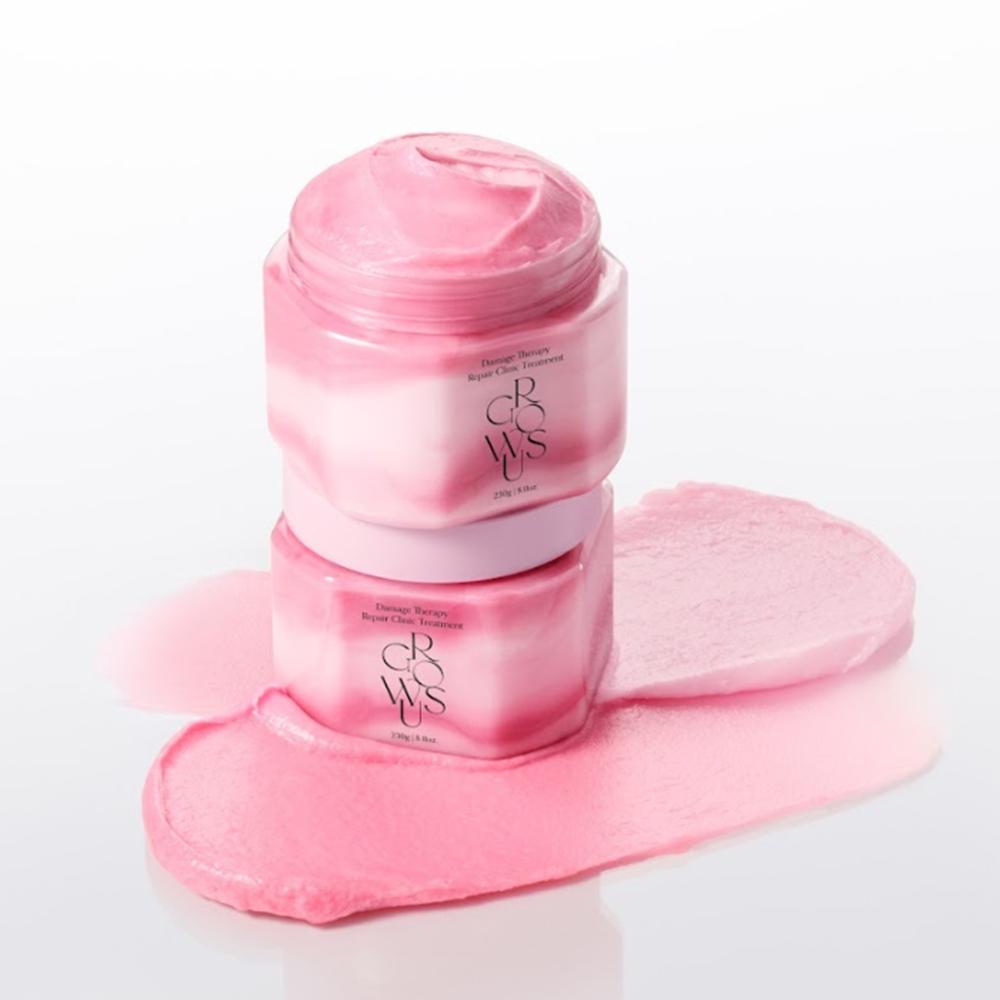 Grow Us ダメージセラピー リペア クリニック ヘアパック 230ml, 2個