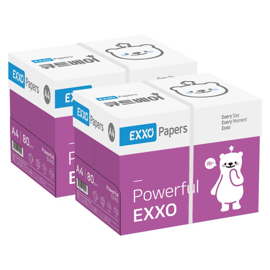 EXO キュートベア A4コピー用紙 (A4用紙) 80g 2BOX (4000枚)