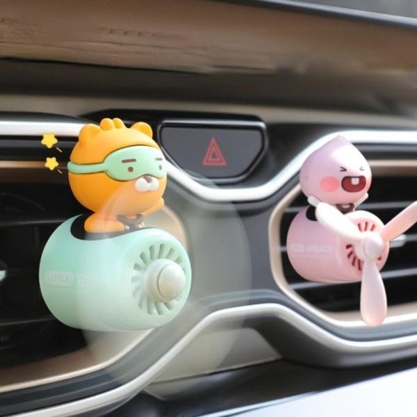 カカオフレンズ カカオフレンズ プロド (ブラウン) プロペラ 車用芳香剤 アクセサリー + リフィル4枚