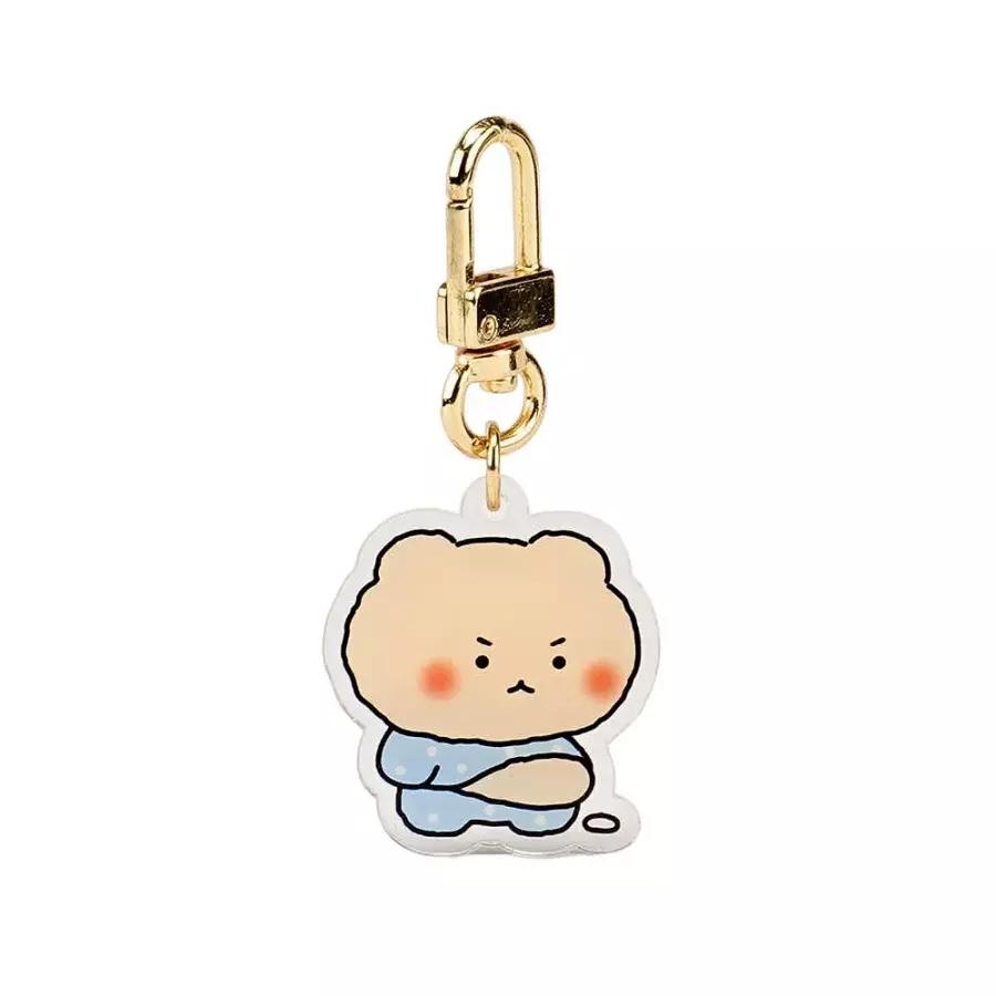 マングルジンゴリラ お腹 fat 飛び出し マングミ アクリル ミニ キーリング グッズ 2.8x2.9cm