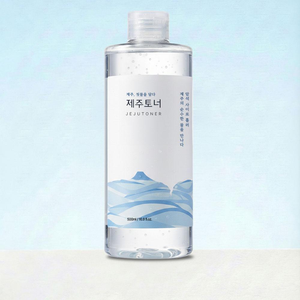 済州 닮 히アルロン酸 済州トナー 低刺激弱酸性 保湿スキン 肌キメ改善 海底水 500ml, 1個