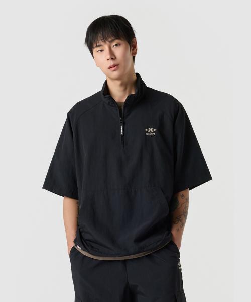 [엄브로] 클래식 반팔 스탠넥 아노락 블랙 UR124CWT31 UR124CWT31_BLK0