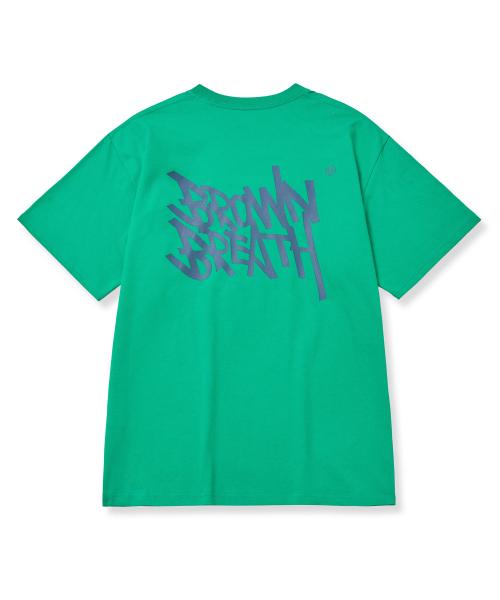 [브라운브레스] TAG TEE - BLUE GREEN BKMMSTB01BG
