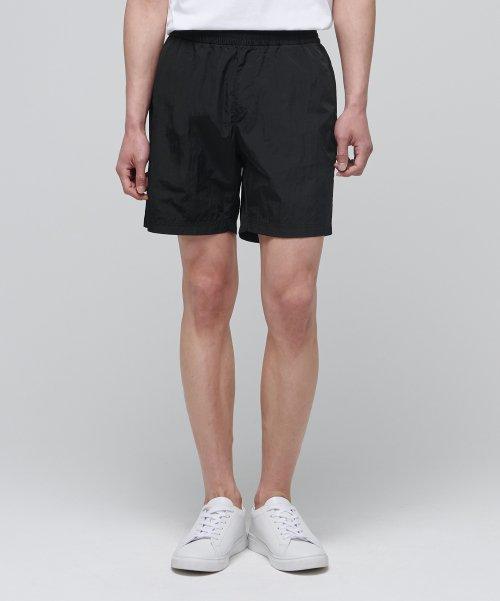 MUSINSA STANDARD musinsastandard MUSINSA BRIGHT NYLON EASY SHORTS 6.5インチ ブラック