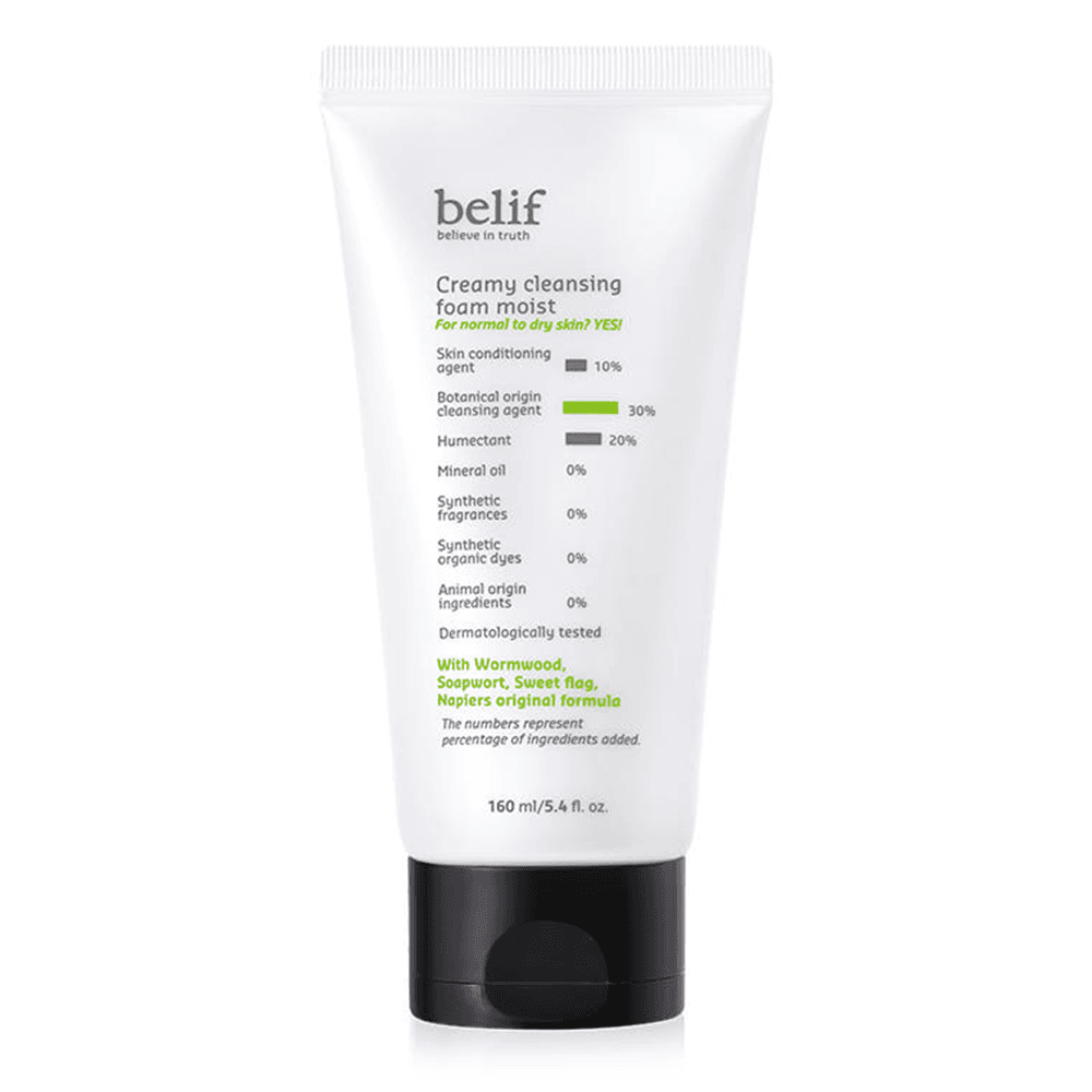 빌리프 크리미 클렌징 폼 모이스트 160 mL