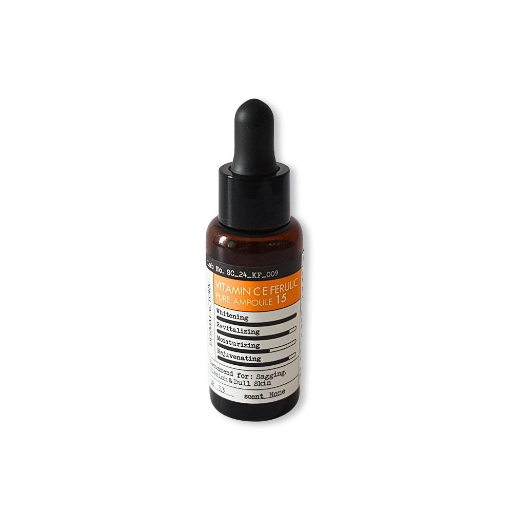 Themfactory ヴィーガン認証 ピュア ビタミンC E フェルリック アンプル 22ml
