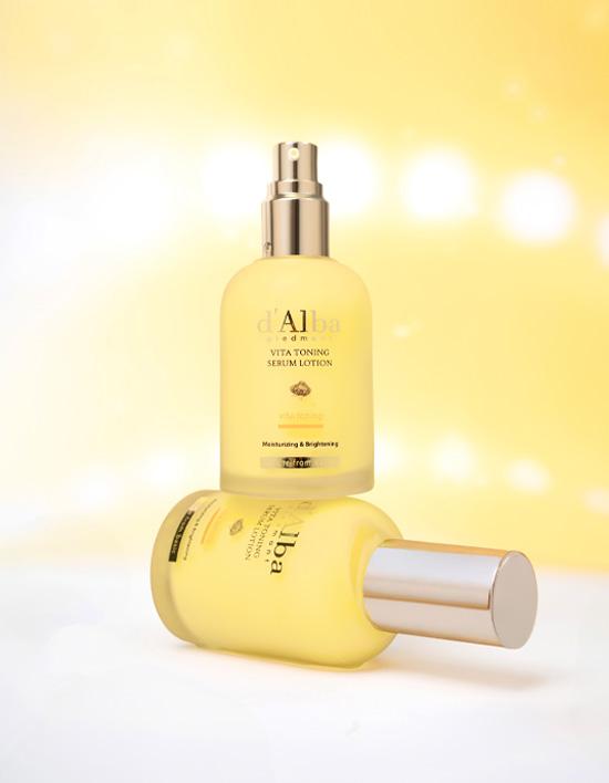 [d'Alba] ビタ トーニング セラム ローション 100ml 2個 セット
