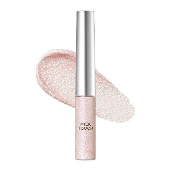 Milk Touch アイグリッター フェアリージュエル グリッター ポイントメイクアップ 04 スノープリズム MNS