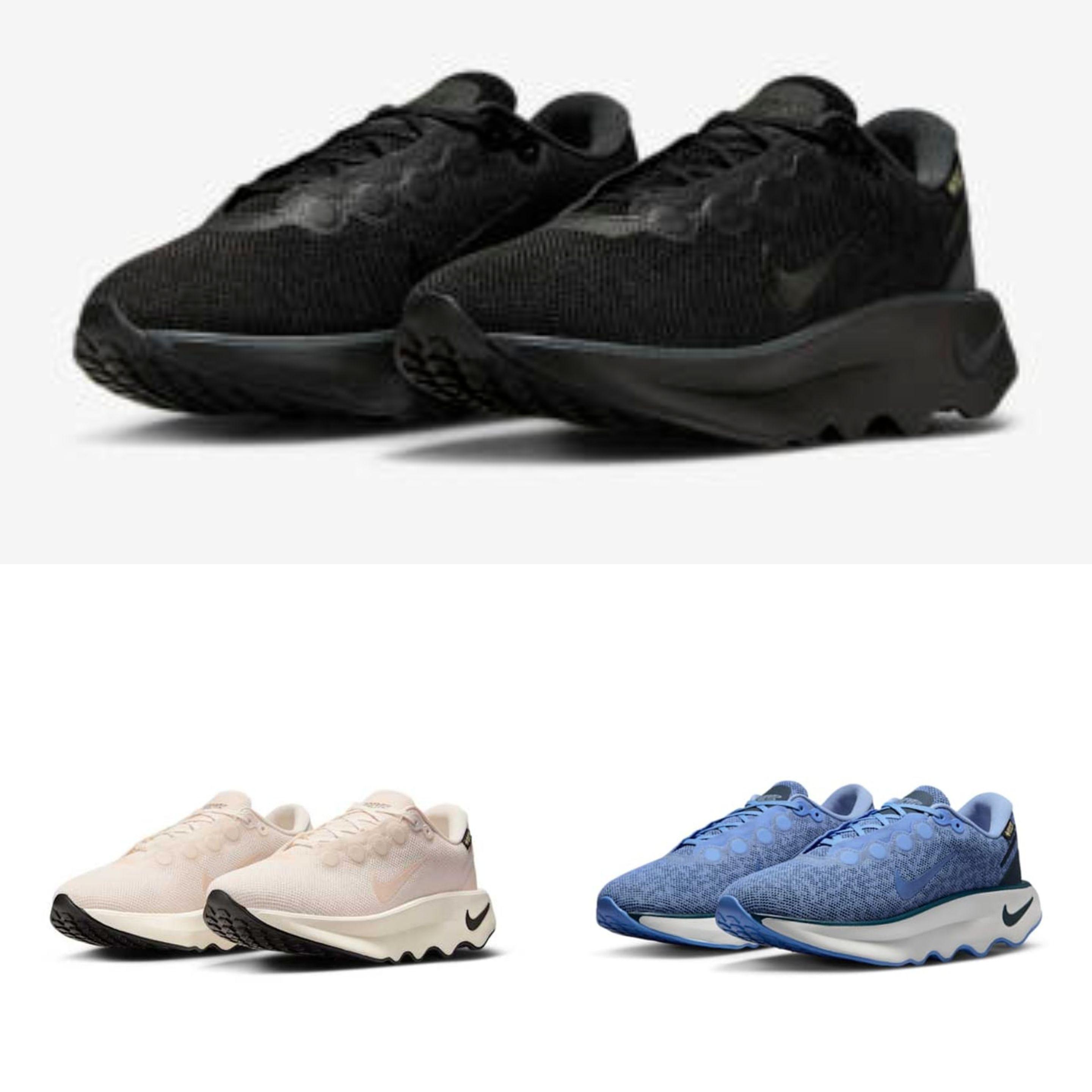 [国内店舗販売] NIKE レディース ウォーキングシューズ GORE-TEX 防水スニーカー MOTIVA オールブラック HM0355 001 800