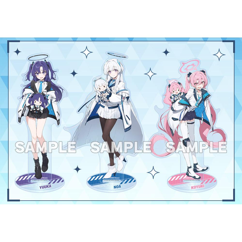 Blue Archive (블루아카이브) セガ ラッキーくじ C賞 アクリルススタンド ユウカ ノア コユキ