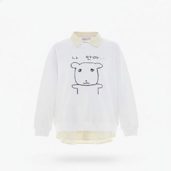 [GANADi] 半袖Tシャツ WHITE_SPRLG25U09