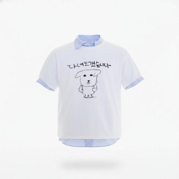 [GANADi] 半袖Tシャツ PRINT_SPRLG25U09