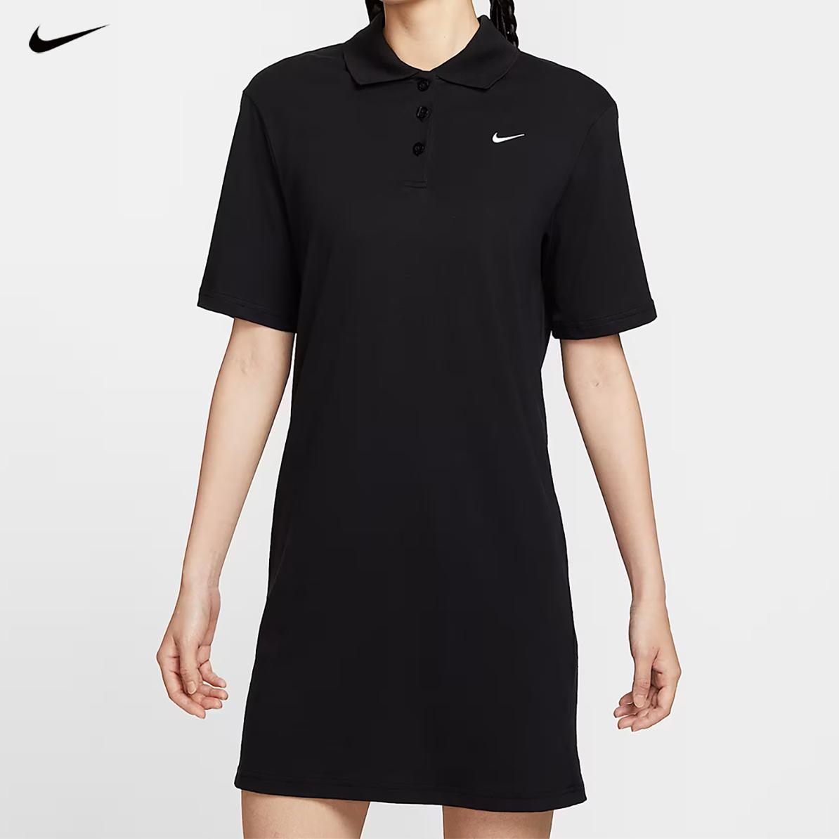 国内店舗版 NIKE スウッシュ ポロシャツ 半袖 ワンピース HV2499-010