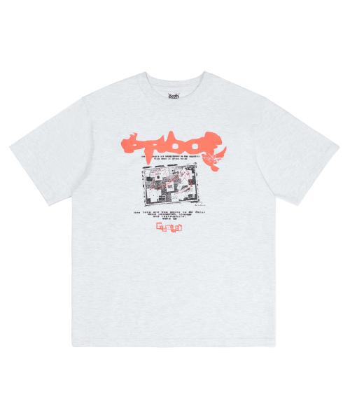[Brown Bread] RESEARCH TEE - ASH BJMMST008AS