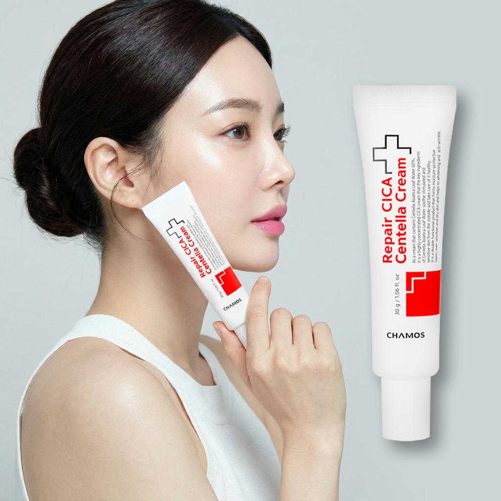 시카 재생크림 병풀 세라마이드 판테놀 피부과 트러블 점빼고 점뺀후 관리 30g, 1개