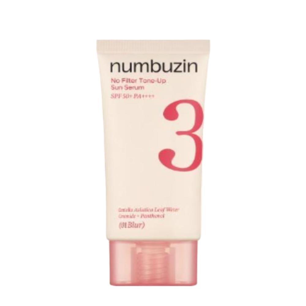 numbuzin 3番 陶器肌 トーンアップ ベージュ ファンデフリー サンクリーム 50ml 2 oclors