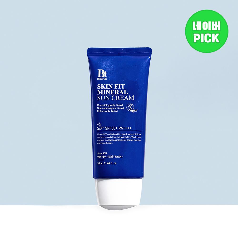 [5月 ネイバーPICK] Benton スキンフィット ミネラル 無機紫外線防御 トーンアップ サンクリーム 50mL