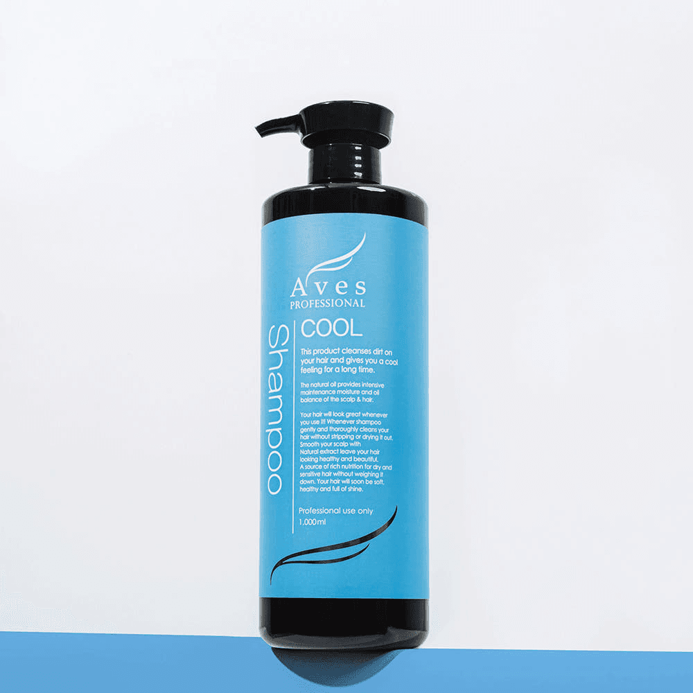 아베스 미용실 박하 쿨샴푸 1000ml 대용량 약산성샴푸 쿨링
