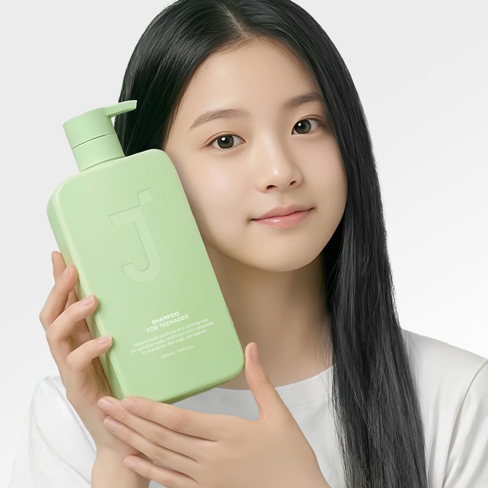 제이숲 카밍세라 청소년 사춘기 샴푸 정수리 냄새 지성 두피 진정 올케어 1000ml