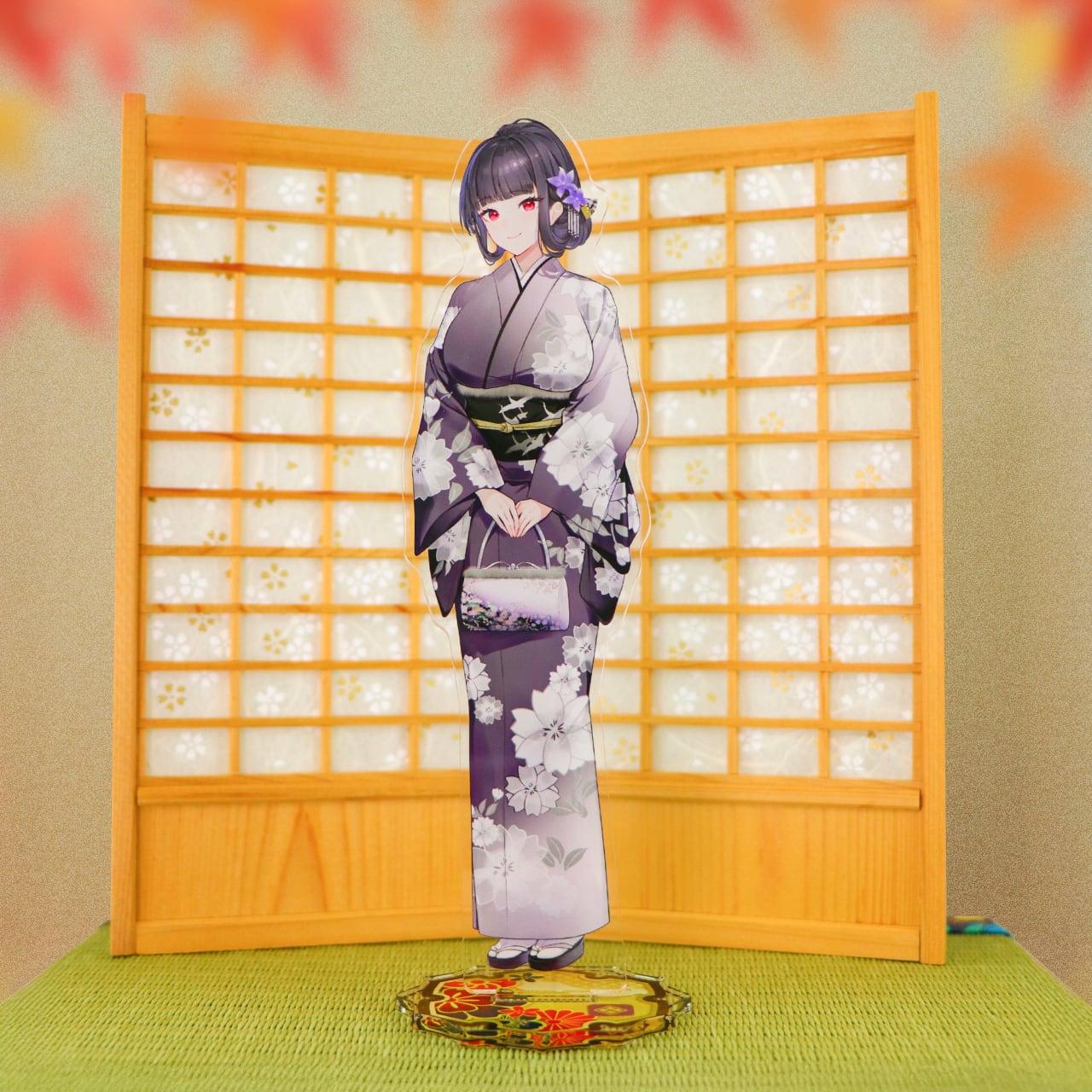 勝利の女神:NIKKE D キラーワイフ アクリルスタンド NIKKE in 京都 はんなりスタンプ 回遊旅行