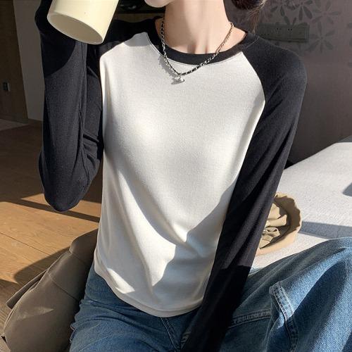 SJ ナグランTシャツ 伸縮性◎ レディーストップス ナグランT