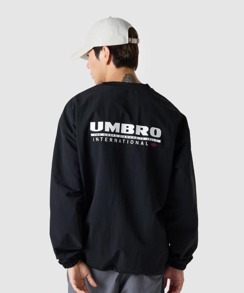 [UMBRO] クラシック 長袖 ピステ ブラック(UQ321CWT94) UQ321CWT94_BLK0