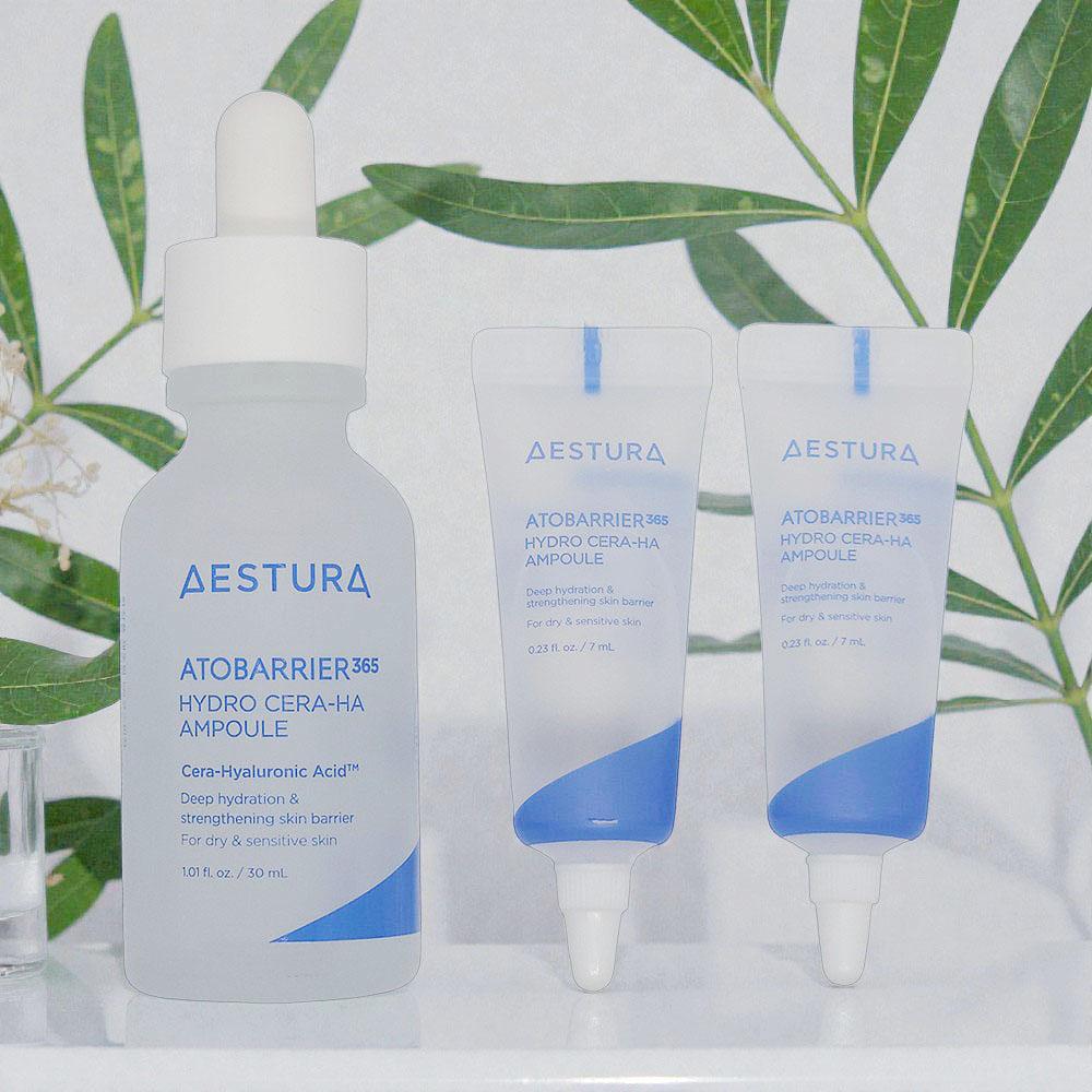 AESTRA ATOBARRIER365 セラ-ヒアルインナーモイストアンプル 本体+14ml (7mlX2) 大容量エッセンス