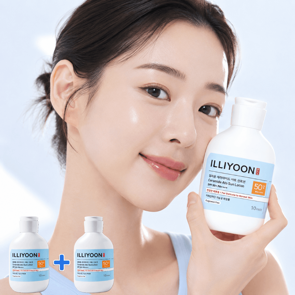 1+1 Illiyoon セラミド アト サンローション 180ml 乳幼児使用可能 白浮きしないサンクリーム