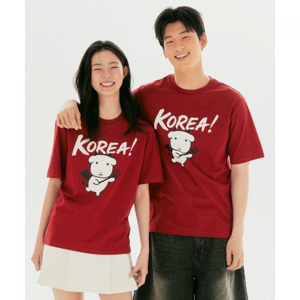 SPAO GANADI Tシャツ RED SPRLG25U09