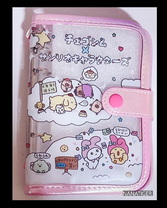 Sanrio Characters チェゴシム バインダー ピンク ダイアリーデコ ステッカーブック 6穴