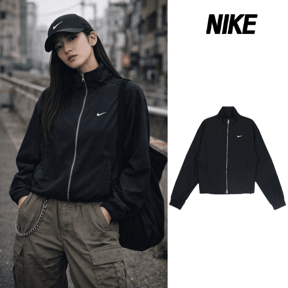 NIKE ウインドブレーカー One Dri-FIT ジャケット レディース ブラック IH3885-010